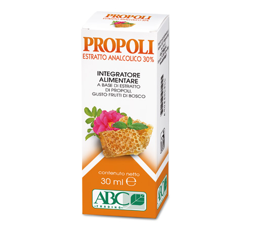 Propoli Estratto Analcolico 30% ABC Trading 30ml