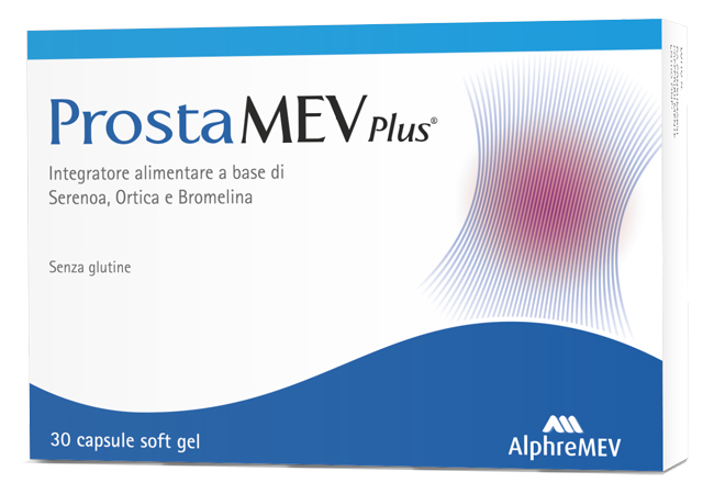 Prostamev Plus - Integratore per la Prostata - 30 Capsule Molli