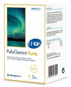 Pufagenics Forte - Integratore di Omega 3 per il Benessere Cardiovascolare - 60 Capsule