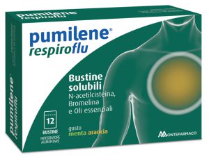 Pumilene respiroflu rimedio naturale per raffreddore 12 buste