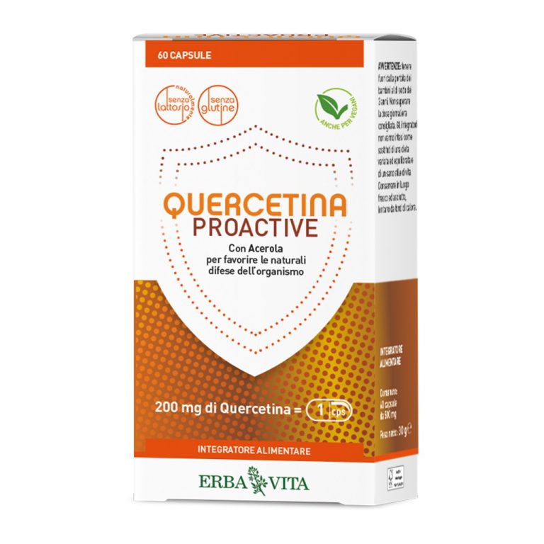 Quercetina Proactive - Integratore per Difese Immunitarie - 60 Capsule