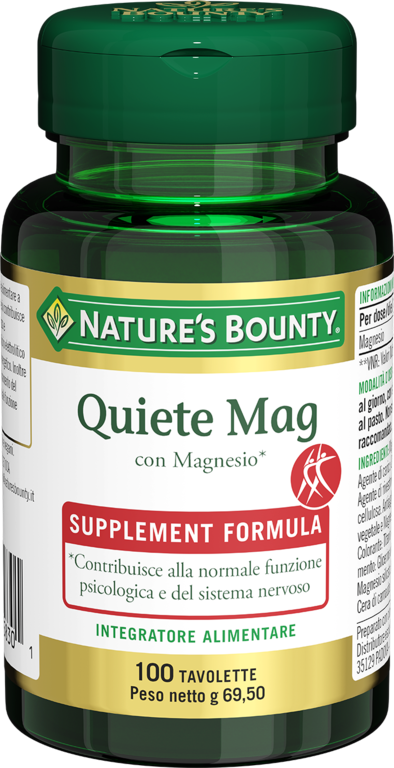 Quiete Mag Nature’s Bounty 100 Tavolette