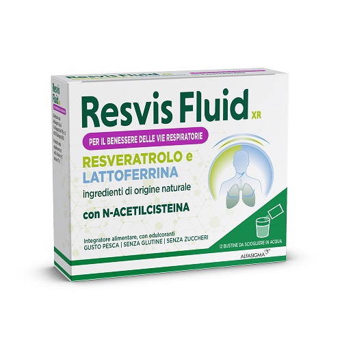 Resvis fluid xr biofutura 12 bustine