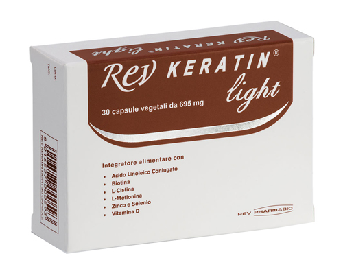 Rev Keratin Light - Integratore Anticaduta Capelli - 30 Capsule