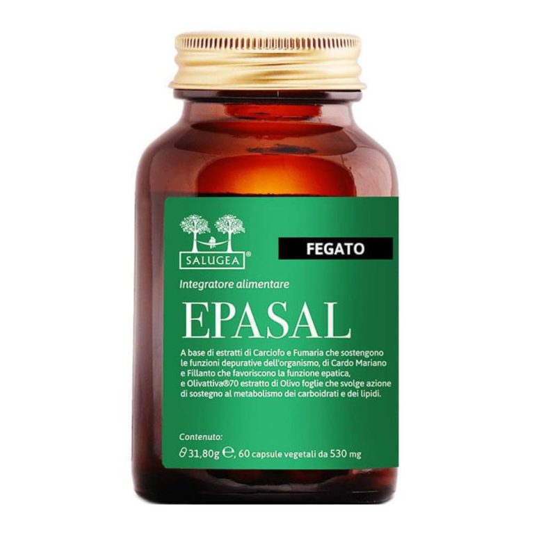 Salugea Epasal 60 Capsule - Integratore per la disintossicazione e la depurazione del fegato