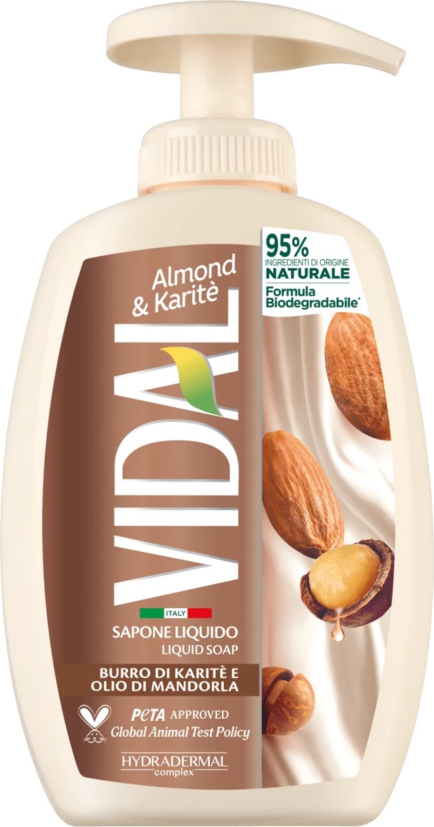 Sapone Liquido Mandorla e Karitè Vidal 300ml