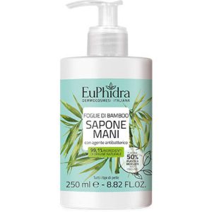 Sapone Liquido Mani Foglie Di Bamboo Euphidra 250ml