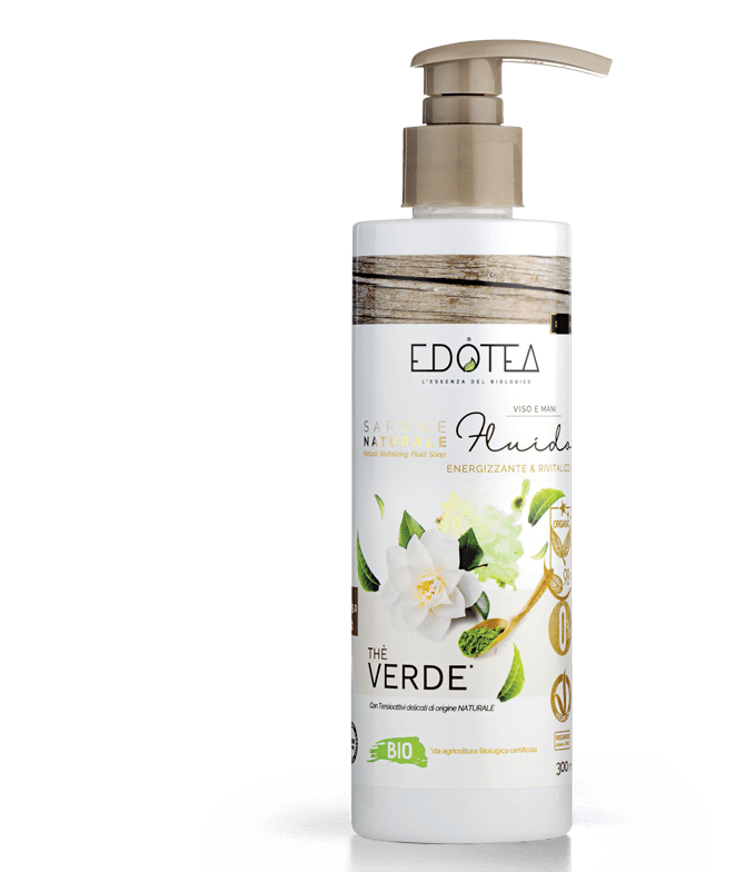 Sapone Naturale Fluido Thè Verde EDOTEA 300ml