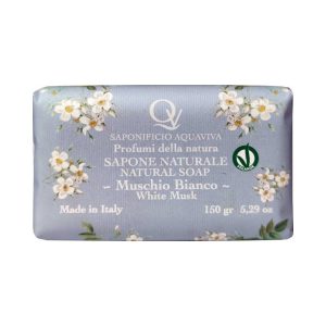 Sapone Naturale Muschio Bianco Saponificio Aquaviva 150g