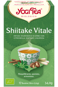 Shiitake Vitale Yogi Tea 17 Bustine