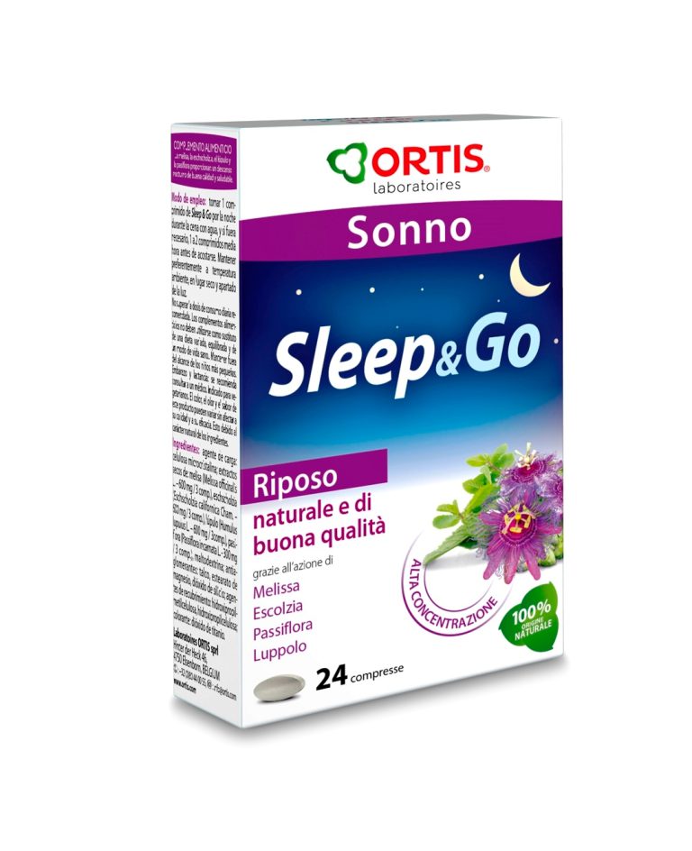 Sleep &amp; Go Sonno Ortis® 24 Compresse