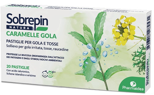 Sobrepin natura caramella gola 20 pastiglie