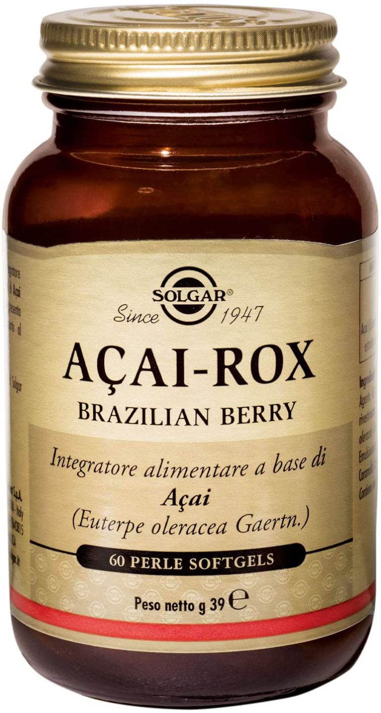 Solgar Acai Rox - Integratore Antiossidante - 60 Perle