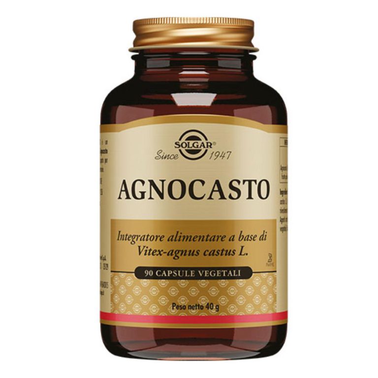 Solgar - Agnocasto 90 Capsule Vegetali: Integratore di Agnocasto per Benessere Femminile