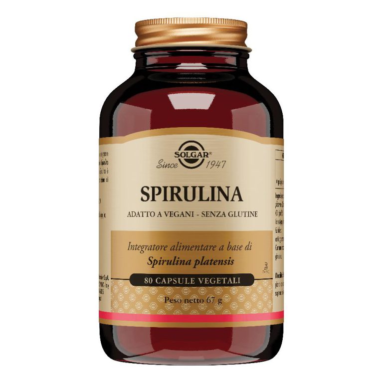 Solgar Spirulina 80 Capsule Vegetali