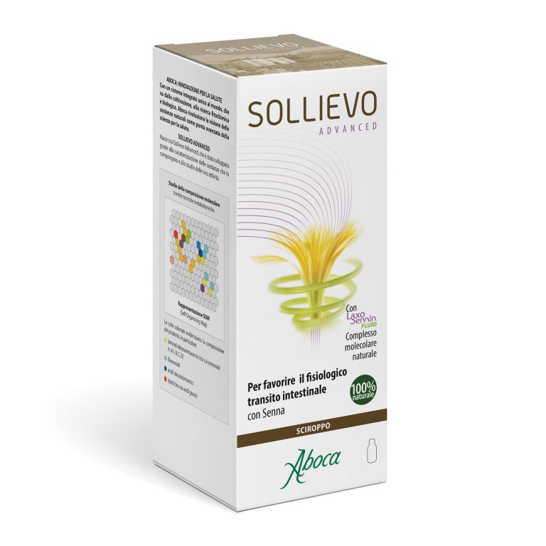 Sollievo Advanced - Integratore per la regolarità del transito intestinale - Sciroppo - 210 g