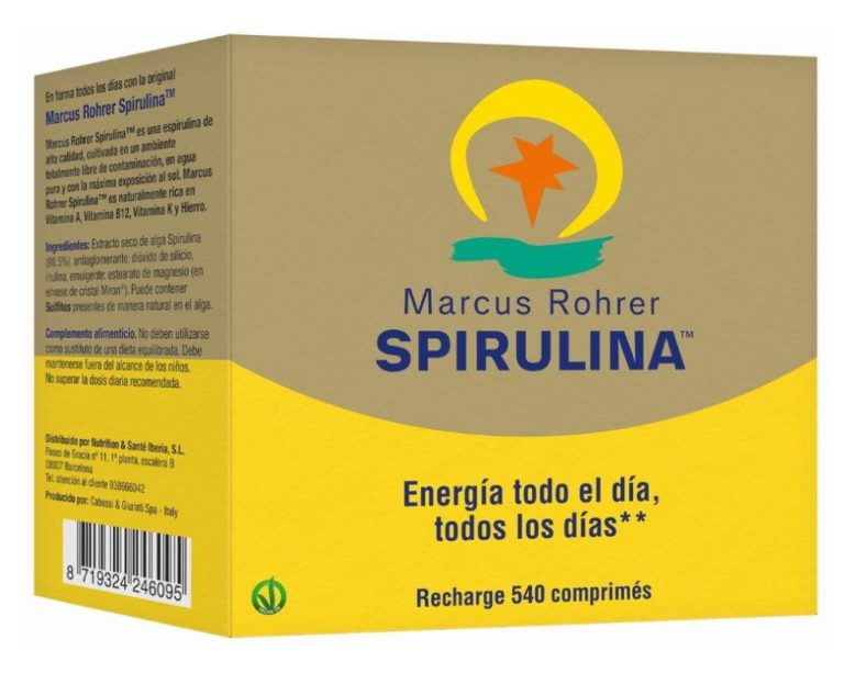 Spirulina Marcus Rohrer - Integratore Ricostituente - 540 Compresse