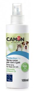 Spray Corpo per Cani e Gatti con Citronella e Olio di Neem - 100ML