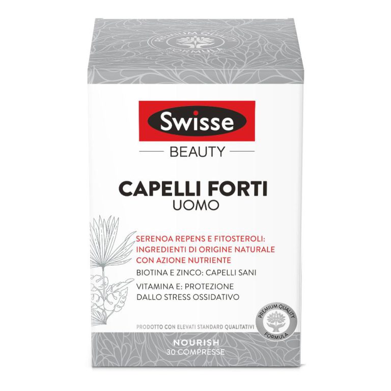 Swisse Beauty Capelli Forti Uomo Integratore Alimentare 30 cps