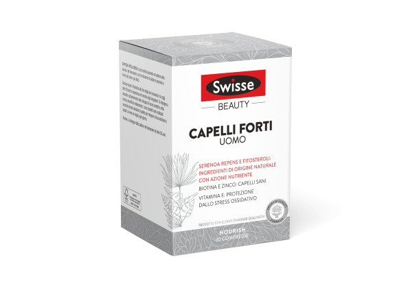 Swisse Capelli Forti Uomo - Integratore per il mantenimento di capelli sani - 30 compresse