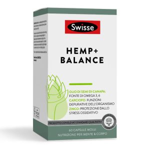 Swisse Hemp Balance Integratore Depurativo Corpo 60cps molli