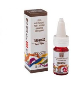 Timo Rosso Olio Essenziale Naturale Zuccari 10ml