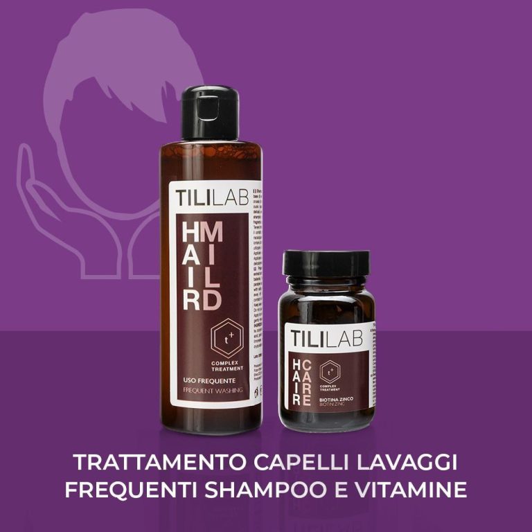 Trattamento Capelli Lavaggi Frequenti Shampoo e Vitamine