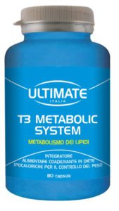 Ultimate T3 Metabolic System - Integratore per il Controllo del Peso - 80 Capsule