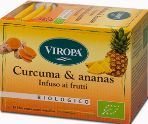 VIROPA CURCUMA & ANANAS INFUSO BIOLOGICO 15 BUSTINE 2,5 G