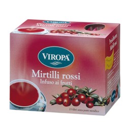 Viropa Mirtilli Rossi Infuso 15 Bustine