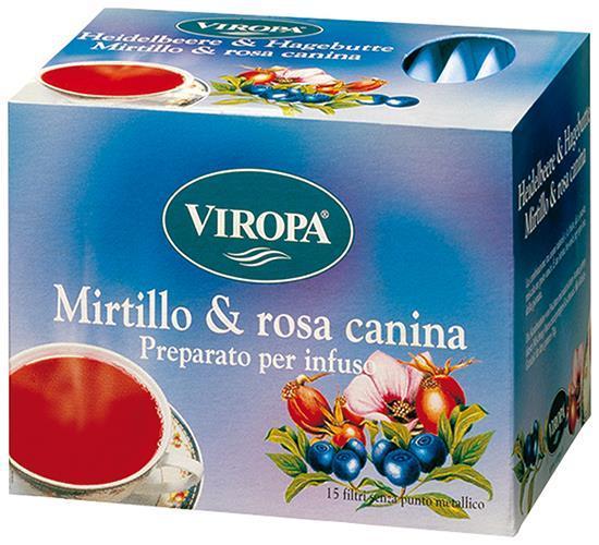 Viropa Mirtillo/Rosa Canina Infuso 15 Bustine