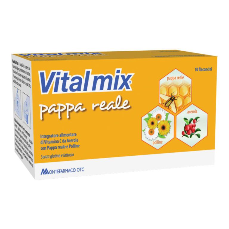 Vital mix Pappa Reale Energia Tonico Integratore Alimentare 10 Flaconcini