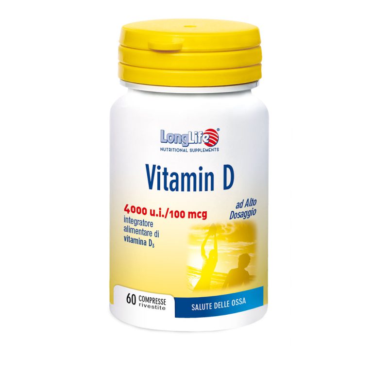 Vitamin D 4000 u.i. LongLife 60 Compresse Rivestite