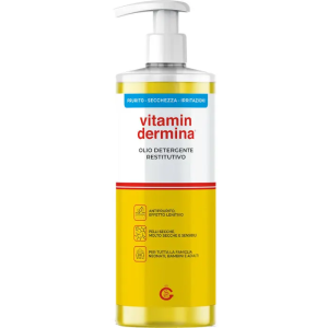 Vitamindermina Olio Detergente Restitutivo Viso/Corpo 500ml