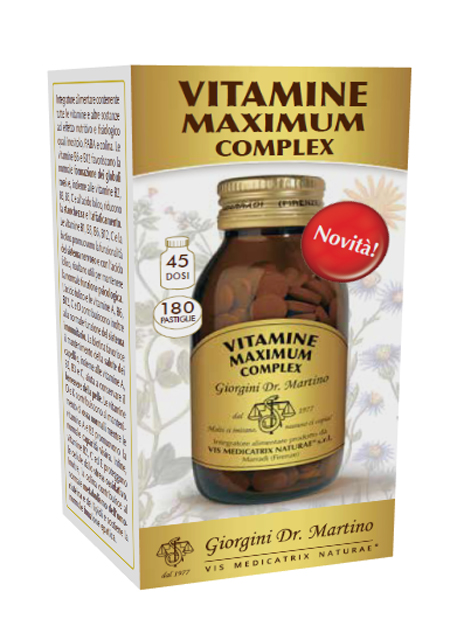 Vitamine maximum complex 180 pastiglie