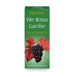 Vite rossa gambe gocce biologiche 100 ml