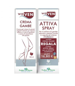 Waven Crema Gambe 100ml + Attiva Spray 50 ml