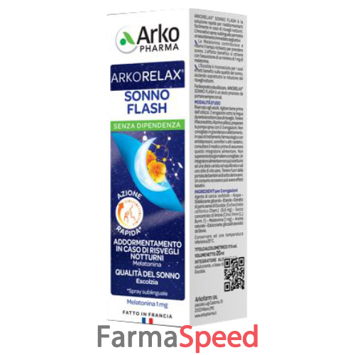 arkorelax flash sonno spray 20 g