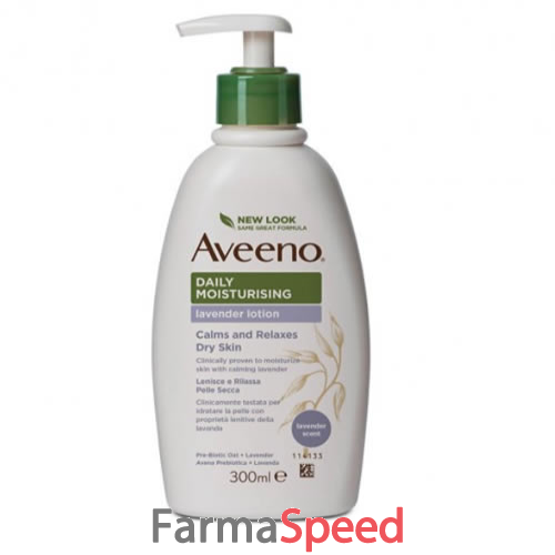 aveeno crema idratante corpo lavanda 300 ml