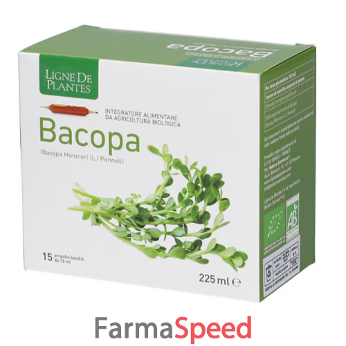 bacopa biologico 15 ampolle bevibili da 15 ml