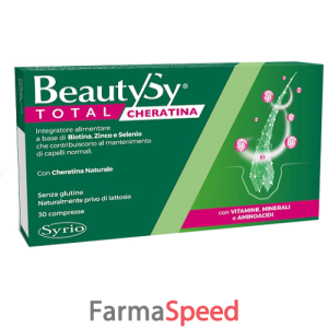 beauty sy total cheratina 30 compresse