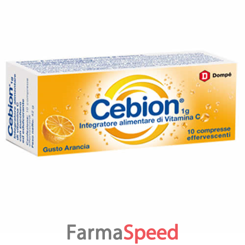 cebion effervescente vitamina c arancia 10 compresse