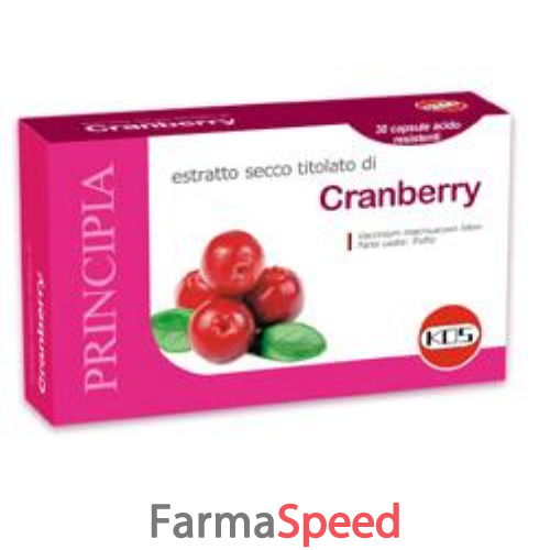 cranberry estratto secco 30 capsule