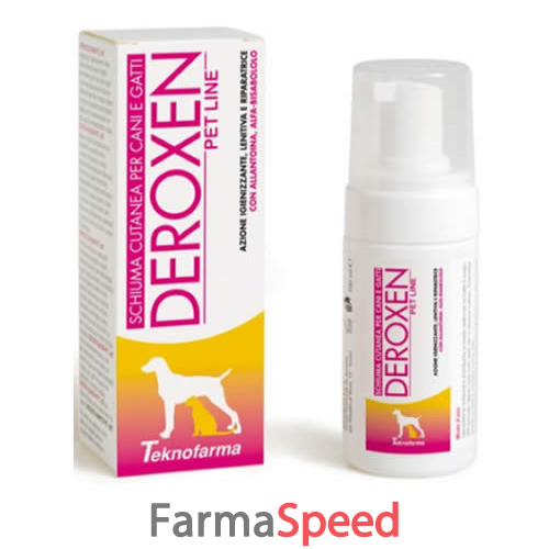 deroxen pet line schiuma 100 ml