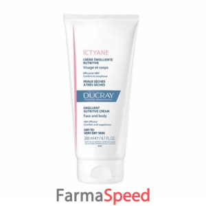 ducray ictyane crema emolliente nutritiva pelli secche 200 ml