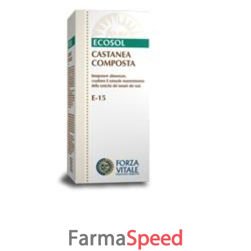 ecosol castanea composta gocce 50 ml