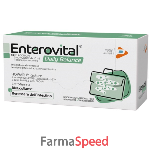 enterovital daily balance 10 flaconcini