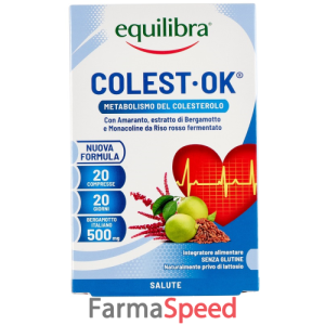 equilibra colest ok 20 compresse