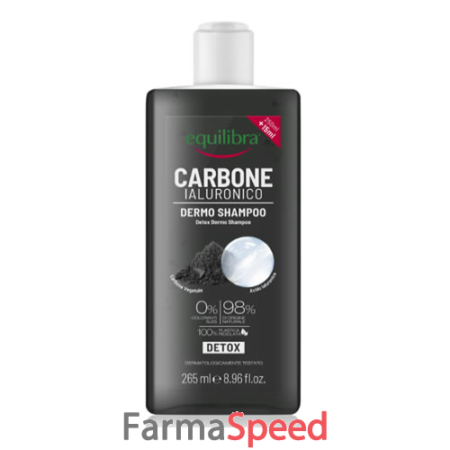 equilibra shampoo carbone ialuronico 265 ml