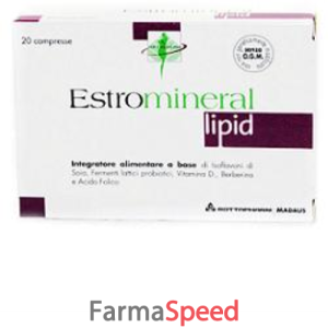 estromineral lipid 20 compresse